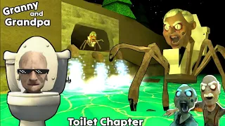 Skibidi toilet in granny and grandpa new update full gameplay in tamil/On vtg!