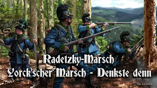 Radetzky-Marsch - Yorck'scher Marsch - Denkste denn [German marches][Party version]