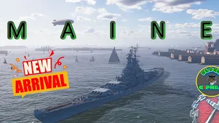 T11 BB Maine in World of Warships | Randoms