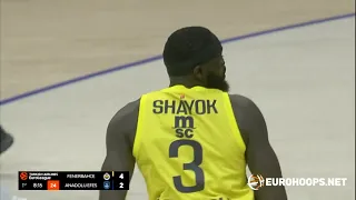 Fenerbahce Beko Istanbul - Anadolu Efes Istanbul 84-89: Marial Shayok (Career High with 18 points)