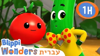 פירות/ירקות🚀 קריקטורות לילדים | Blippi Wonders