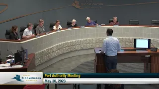 May 30, 2023 Bloomington Port Authority Meeting