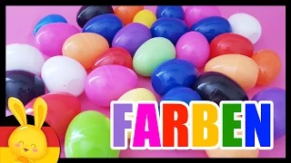 Farben lernen auf deutsch - Kinder Überraschung - unboxing - Titounis