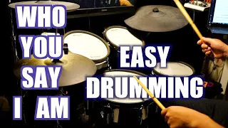 Who You Say I Am | Hillsong Worship | Easy Drumming | Shawn Drum Studio