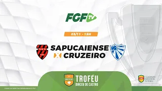 FGFTV - COPA FGF - Sapucaiense x Cruzeiro - 03/11/2021