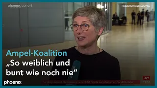 Britta Haßelmann zur Vereidigung der Ampel-Koalition am 08.12.21