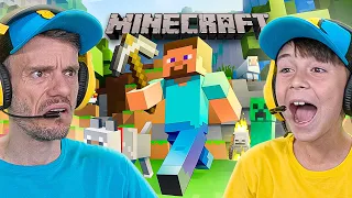 JOGUEI MINECRAFT PELA PRIMEIRA VEZ - Brancoala Games