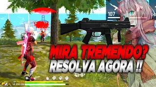 FAÇA SUA MIRA PARAR DE TREMER AGORA,USANDO ESSE METODO !!!! FREE FIRE (2023)