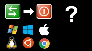 What happens if you Switch User then Shut Down in different OSes?