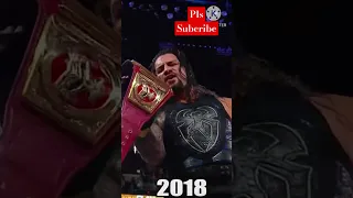 Triple H Takes Belt From Roman Reigns 👹 vs Now 😈 #shortfeed  #wwe