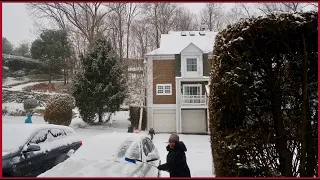 Pehala Snowfall Of 2020 In New York | Saturday Vlog | Simple Living Wise Thinking