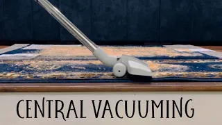 Central Vacuum Video / Vacuuming /BIG MESS TEST / Glass Table