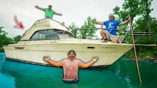 I Bought My Ex BOSS A $500 YACHT From FACEBOOK MARKETPLACE!! (& put it in his pond)