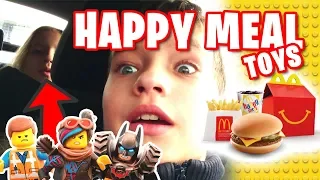 We Went to McDonald's Drive-Thru to get New LEGO MOVIE 2 toys