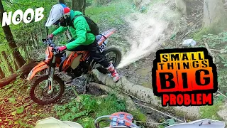 When A Dirt Bike Noob Blocks Your Way - Motocross Forest Adventure #Fail