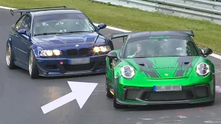 EPIC Nurburgring Track BATTLES on the limit *FAST Drivers* 2021