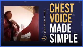 Chest voice made simple. How? Vocal technique singing lesson with Capucine Chiaudani