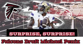 Atlanta Falcons DRAFT Michael Penix Jr. | Falcons Fan Reaction