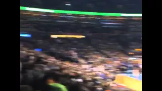 Stephen Curry game winning shot in overtime against OKC Thunder from a fans perspective!