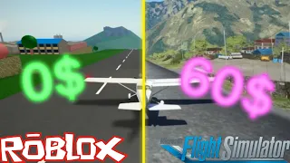 ✈️THE MOST POPULAR ROBLOX SIMULATOR VS MICROSOFT FLIGHT SIMULATOR 2020✈️