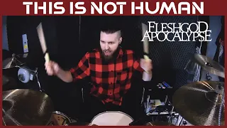 Fleshgod Apocalypse - Through Our Scars drum playthrough reaction