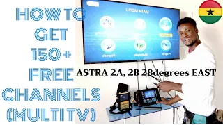 How to get 150+ free channels on Astra 2A, 2B 28degrees East