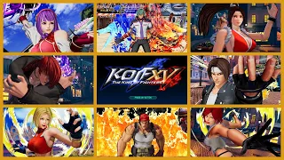 The King of Fighters XV All Climax Super Special Moves No HUD
