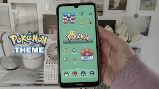 Make your android phone aesthetic / Pokemon Theme (How to customize ios 15 on android phone/tablet)