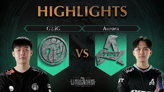 LAST CHANCE! G2.iG vs Aurora - HIGHLIGHTS - PGL Wallachia S1 l DOTA2