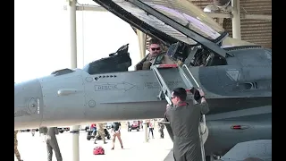 Gamblers F-16C 77th Fighter Squadron Returns Home to Shaw AFB, South Carolina.