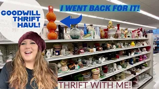 I WENT BACK FOR IT! Goodwill Thrift Haul | Thrift With Me | Trying A New Goodwill Location!