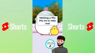 Molang and Piu Piu in real life #Shorts