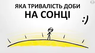 Яка тривалість доби на Сонці :) [MinutePhysics]