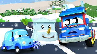 Zima - W Mieście Samochodów jest Mróz! | Super Ciężarówka | Car City World App