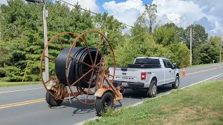 Horizontal Directional Drilling and Pulling Conduit for Fiber Optic Expansion