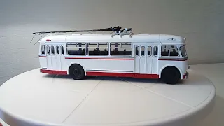 Советский троллейбус Киев 4  #масштабные_модели  #сова  #троллейбус  #модель