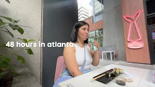 vlog: 48 hours in atlanta, vegan cuban food, twice concert, exploring the city