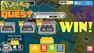 How to Beat the Final Level of Pokemon Quest! (12-9) (12 Boss)