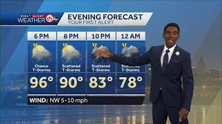 Storms roll in Tuesday heading into Wednesday