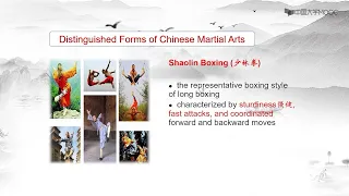 A Glimpse of Chinese Culture 7 Sports 7.2 Martial Arts
