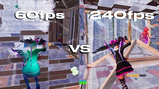 Testing 60fps vs 144fps vs 240fps On Fortnite! - Frame Rate Comparison!