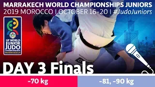 World Judo Championships Juniors 2019 - Day 3 Finals