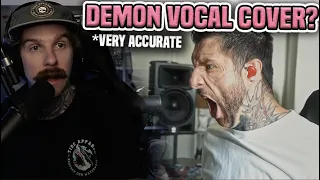 ALEX TERRIBLE - DOOM ETERNAL (DEMON VOCAL COVER) | RichoPOV Reacts