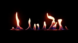 🔥4K Modern Artificial Fireplace Music🔥(10 Hours) with Burning Logs & Crackling Fire Sounds | Full HD