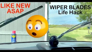 How to Make Wiper Blades Like New ASAP || BEST LIFE HACK EVER!!!