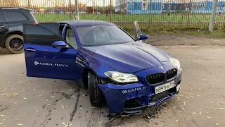 РАЗБИЛИ САМУЮ ДЕШЕВУЮ BMW M5 В РОССИИ! ПЕРВЫЕ ПРОБЛЕМЫ И ПОПАДОС НА БАБКИ!