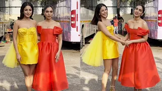 Shehnaaz Gill And Bhumi Pednekar  Spotted Promoting Thank .