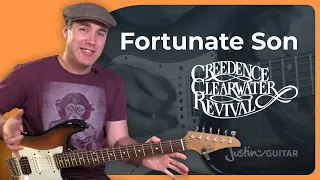 How to play Fortunate Son | Guitar Lesson