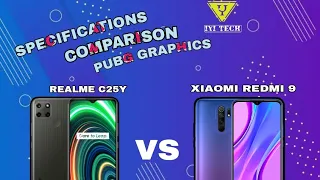 XIAOMI REDMI 9 VS REALME C25Y | COMPARISON | SPECIFICATIONS | PRICE | REVIEW  | PUBG TEST