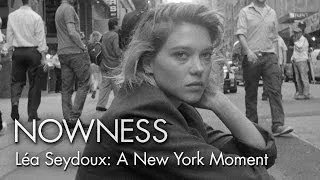 Léa Seydoux in "A New York Moment" by Glen Luchford